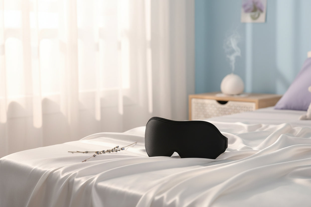 Ecliptix 3D Contoured Sleep Mask – Zero Pressure, 99% Blackout